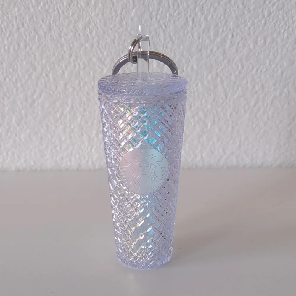 Starbucks 2022 Holiday Iridescent Unicorn Jewel Key Chain Tumbler Ornament